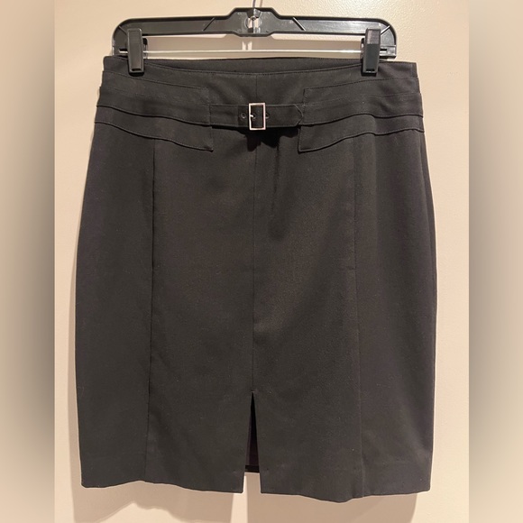 Express Black Pencil Skirt Size 6 - Picture 1 of 8